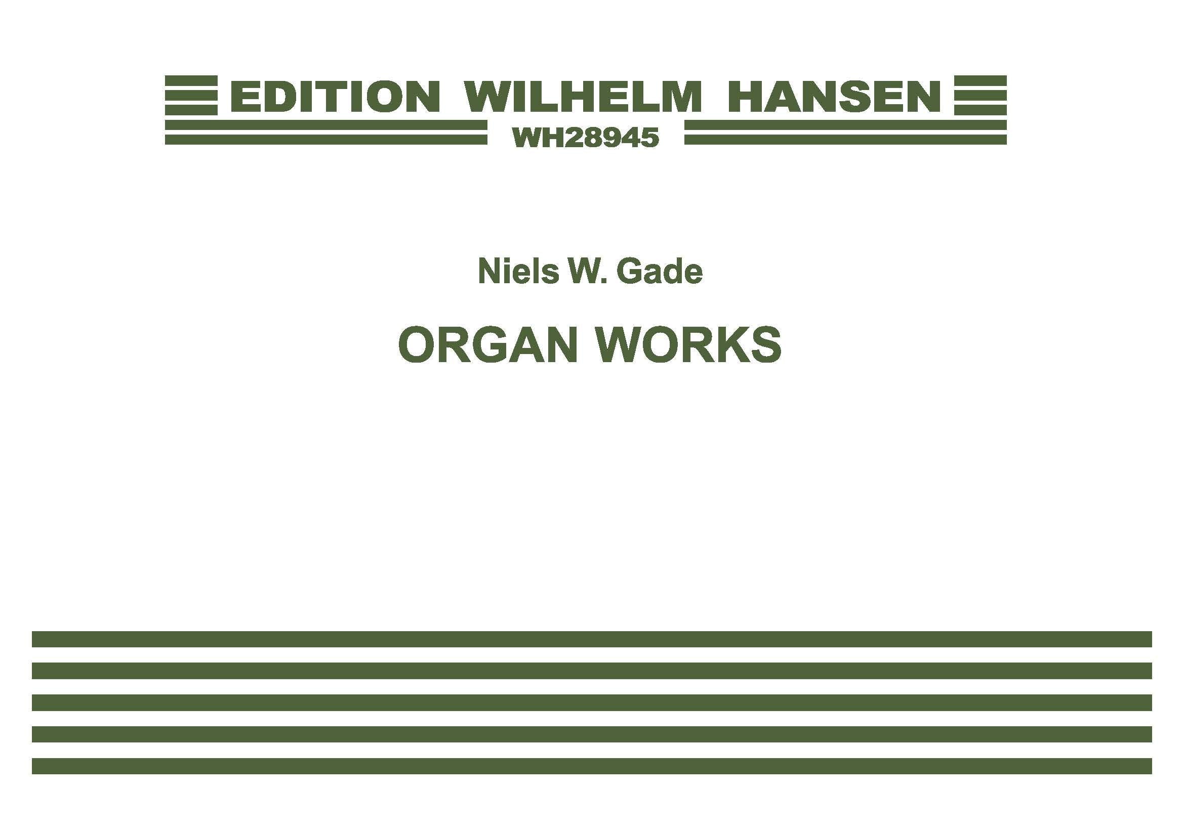 Organ Works: Wilhelm Hansen Edition No. 4158 Sheet Music