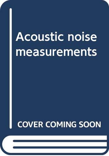Acoustic Noise Measurements Books