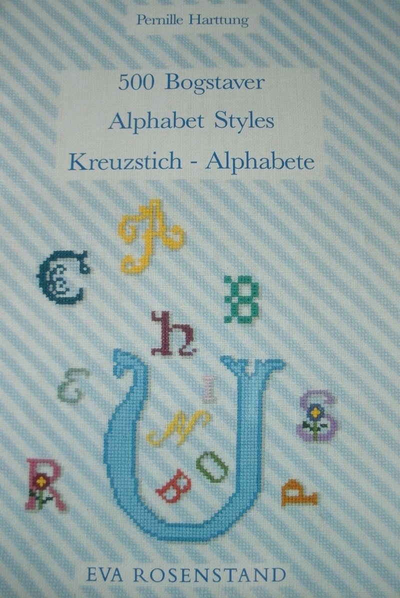 Kreuzstich Alphabete, 500 Bogstaver, Alphabet Styles Books