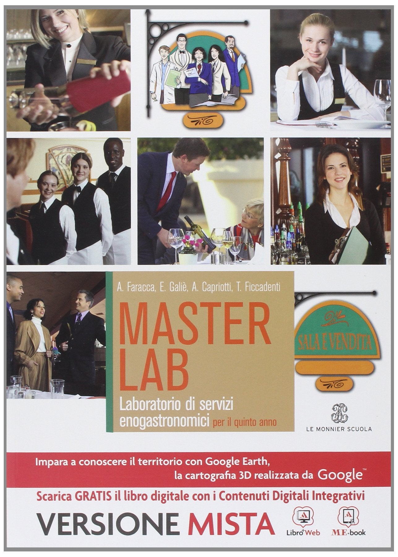 Masterlab. Settore sala e vendita. Per la 5ª classe degli Ist. professionali alberghieri. Con e-book. Con espansione online book