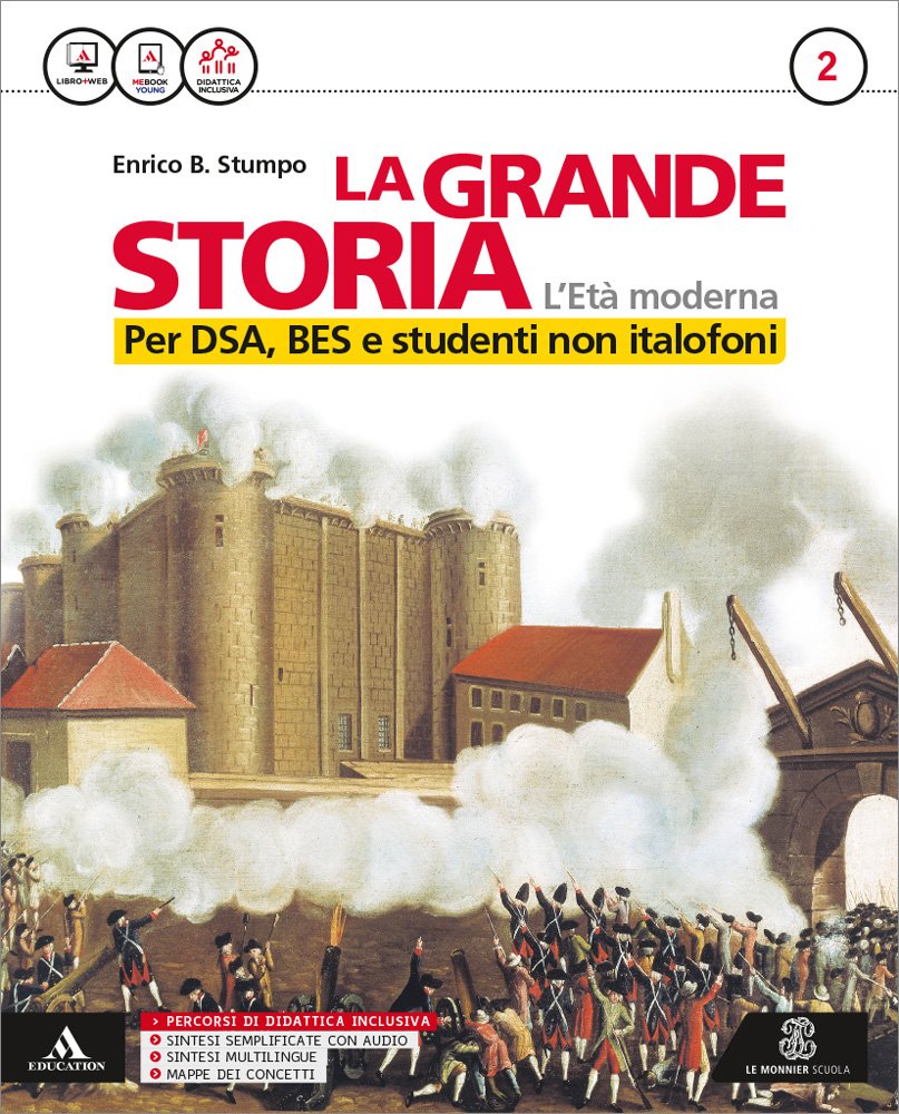 La grande storia. Per DSA, BES e studenti non italofoni. Per la Scuola media. Con e-book. Con espansione online (Vol. 2) book