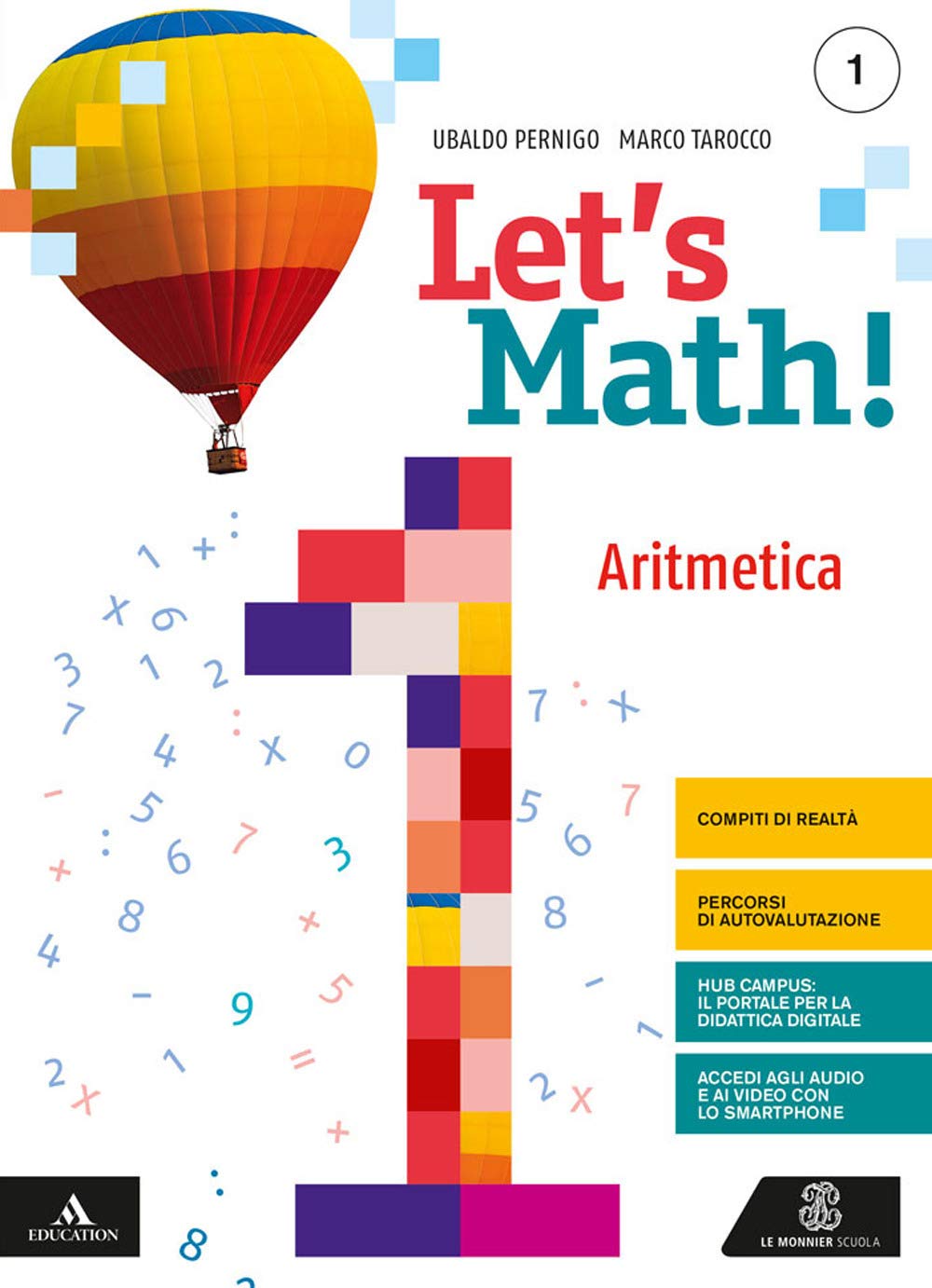 Let's math!. Aritmetica + geometria. Per la Scuola media. Con e-book. Con espansione online. Con CD-ROM (Vol. 1) Professional & Reference Books