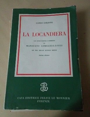 La locandiera book