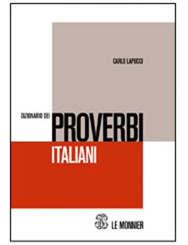 Dizionario dei proverbi italiani Books