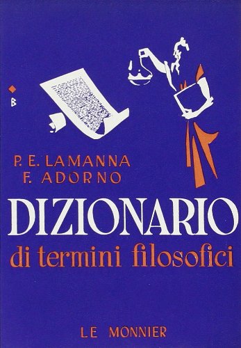 Dizionario di termini filosofici book