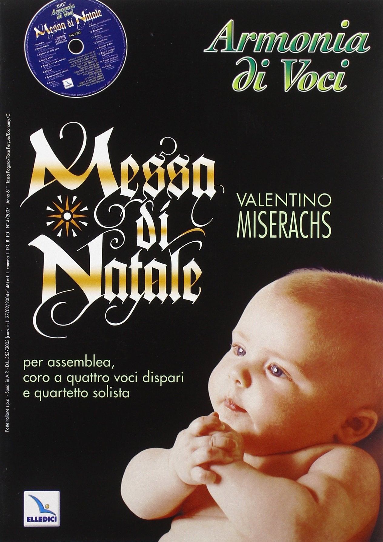 Armonia di voci. Con CD Audio. Messa di Natale (2007) (Vol. 4) Arts & Music
