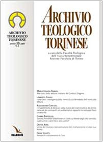 Product Image: Archivio teologico torinese (2009) (Vol. 1)