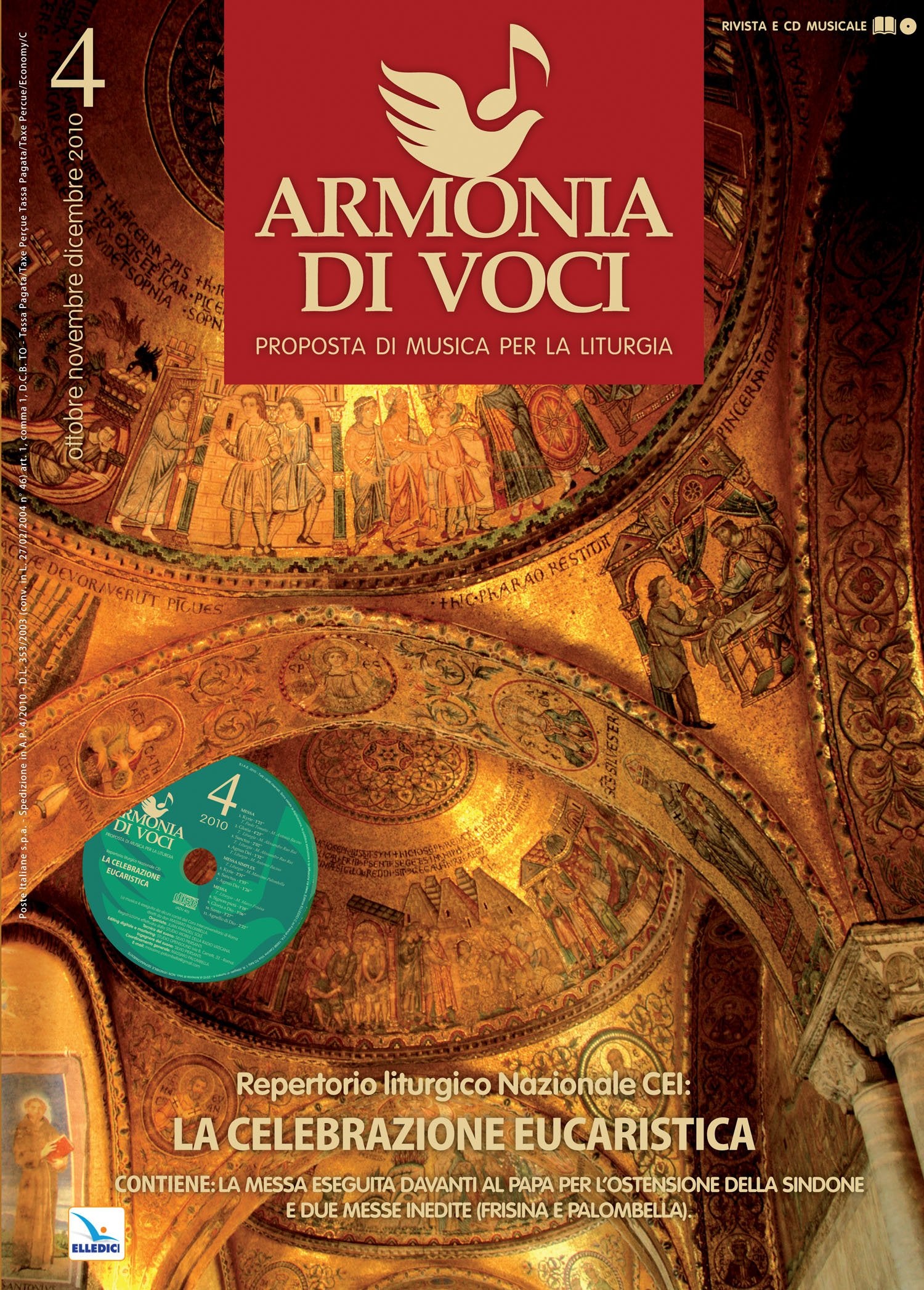 Repertorio liturgico nazionale Cei: il culto eucaristico. Armonia di voci. N. 4 ottobre-dicembre 2010. Con CD Audio (Vol. 4) Reference Books