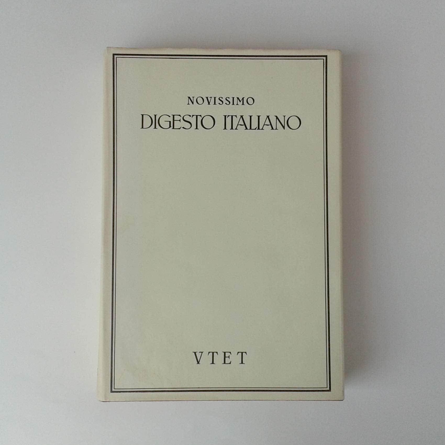 Novissimo digesto italiano. A - Ay (Vol. 1) book
