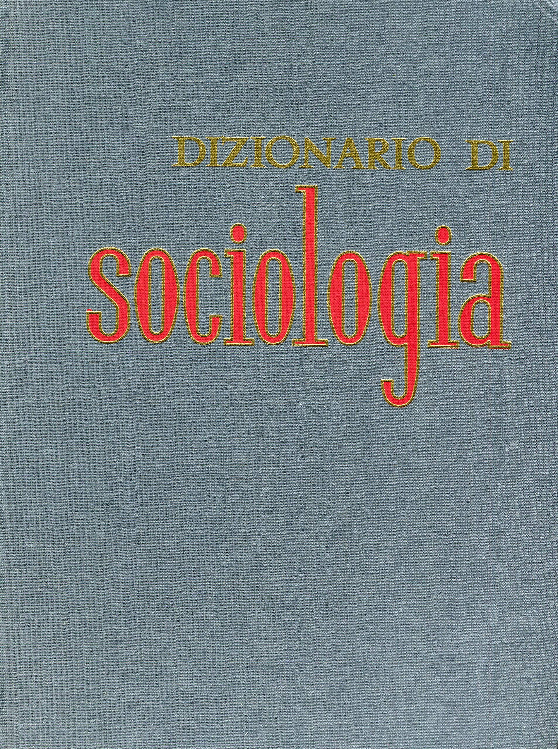 Dizionario di sociologia book