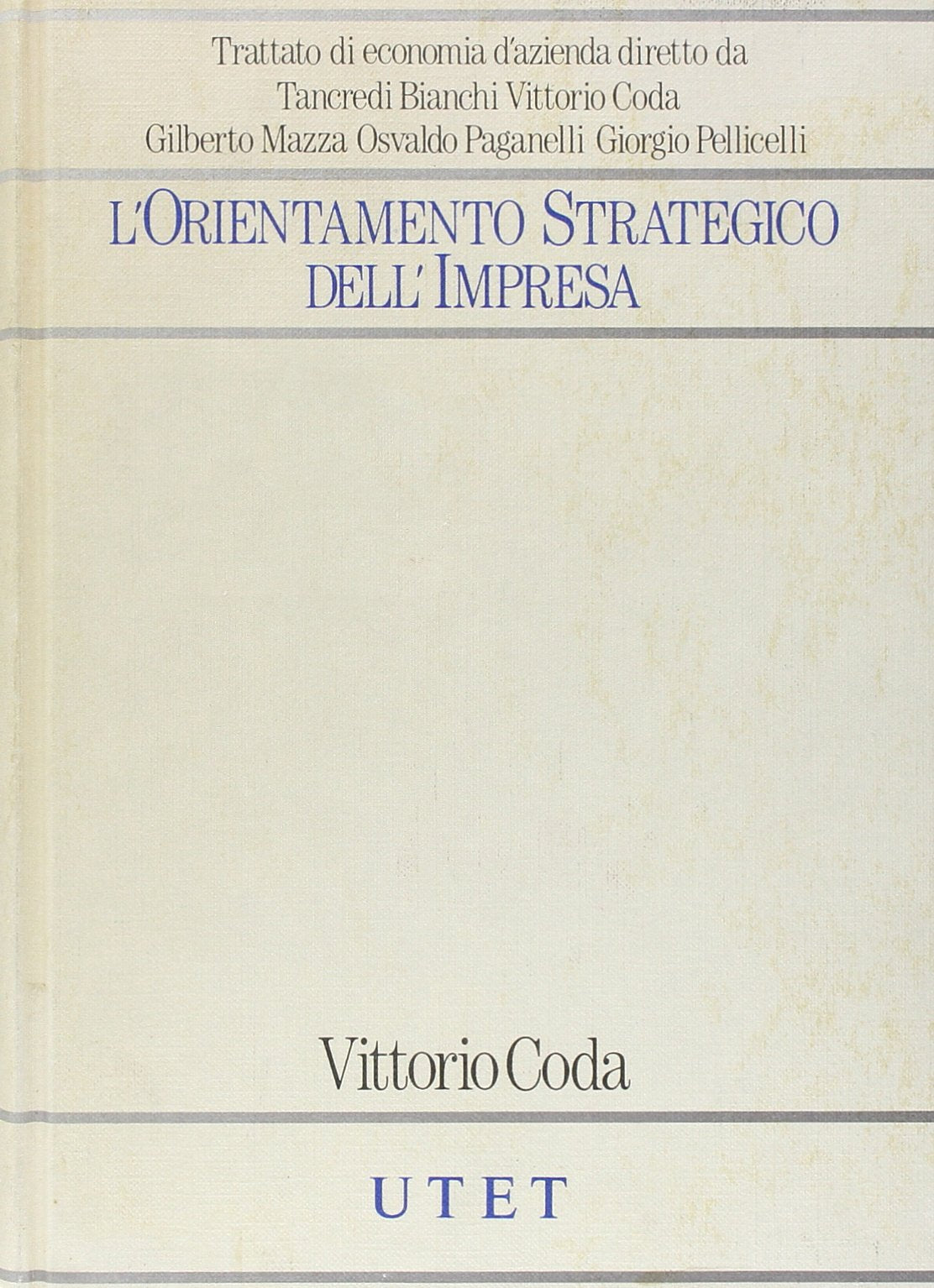 L'orientamento strategico dell'impresa book