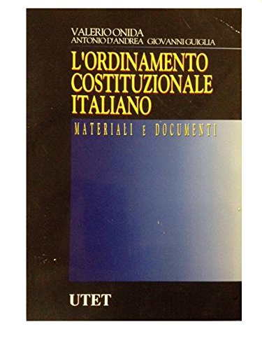 L'ordinamento costituzionale italiano book
