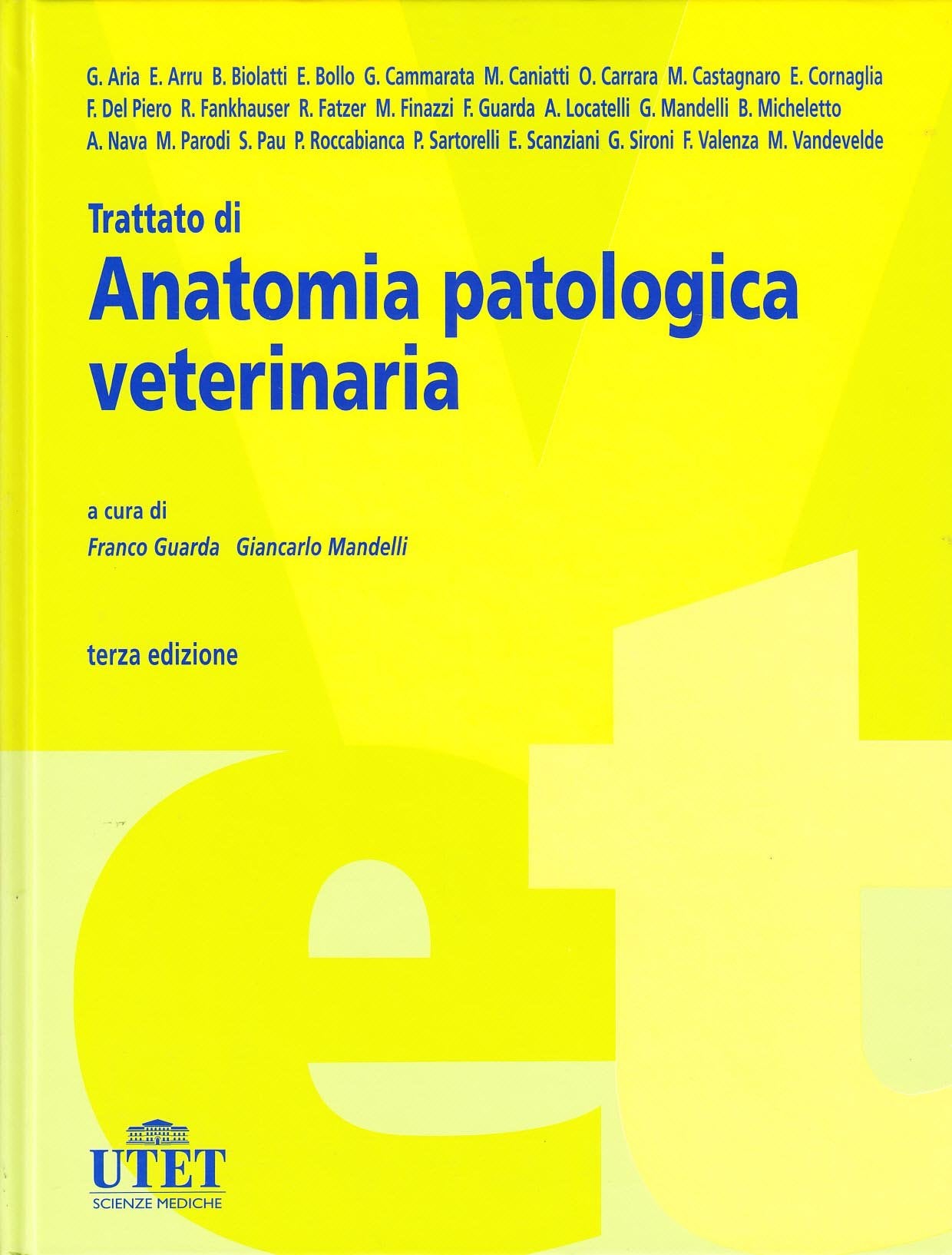 Trattato di anatomia patologica veterinaria book