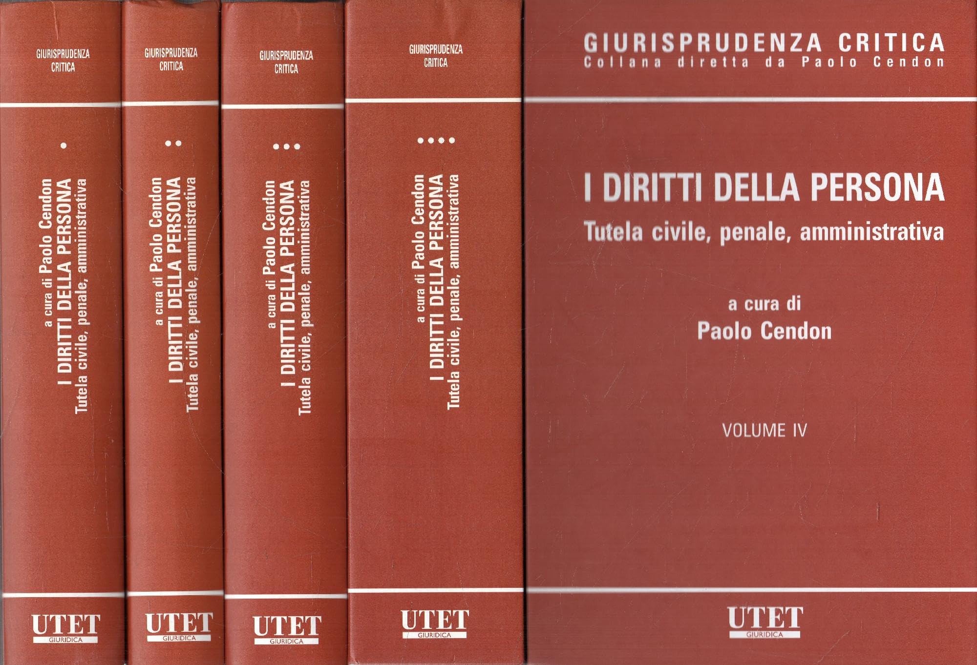 I diritti della persona vol. 1-4. Tutela civile, penale, amministrativa book