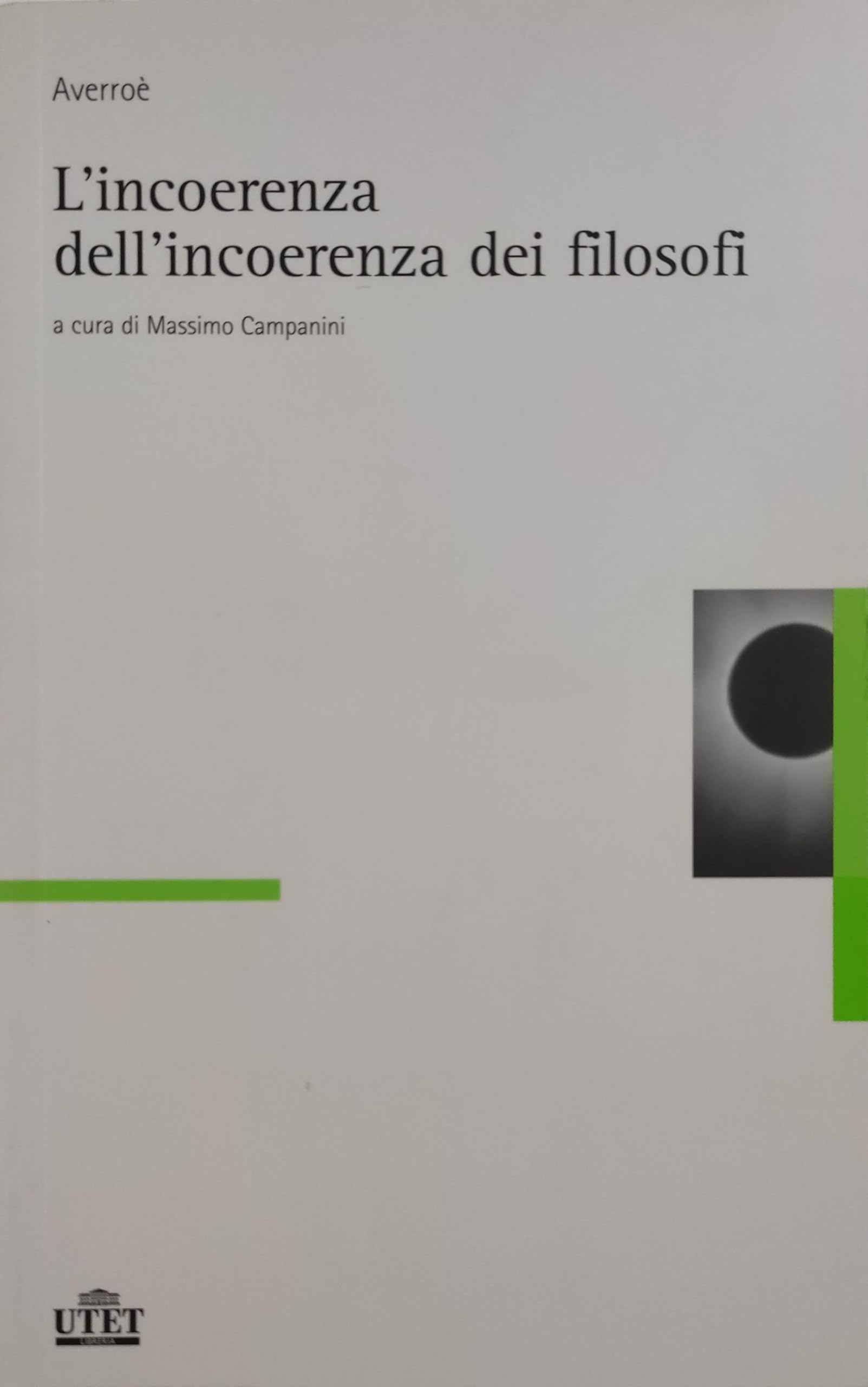 L'incoerenza dell'incoerenza dei filosofi book