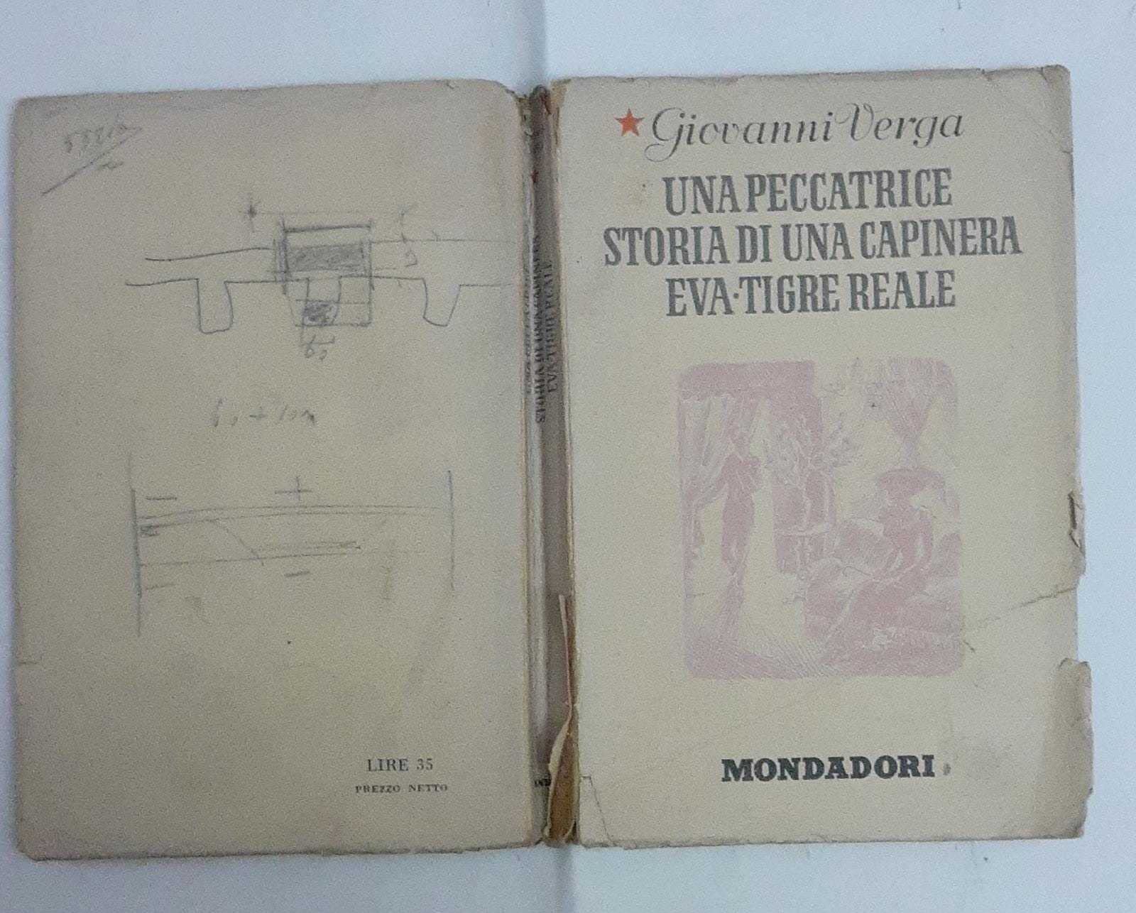 Una peccatrice-Storia di una capinera-Eva-Tigre reale book