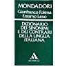 Dizionario dei sinonimi e dei contrari della lingua italiana book