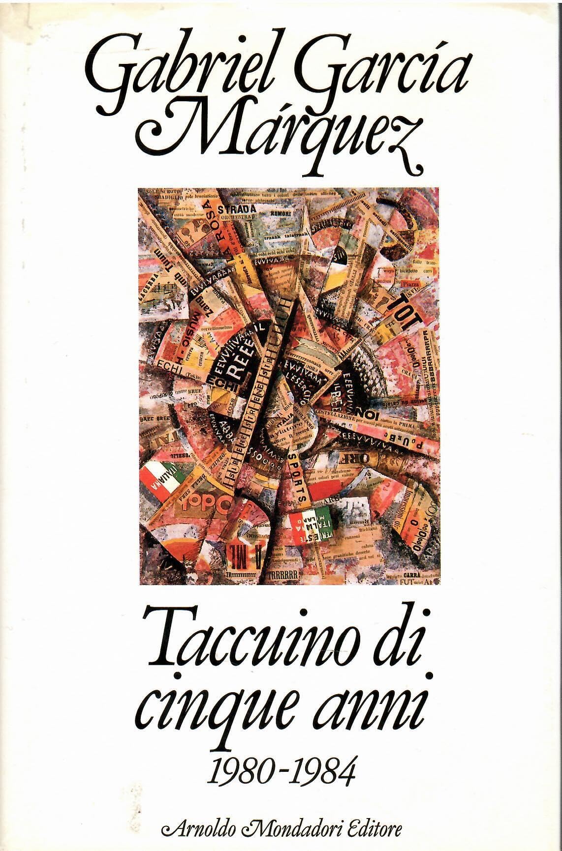 Taccuino di cinque anni (1980-1984) book