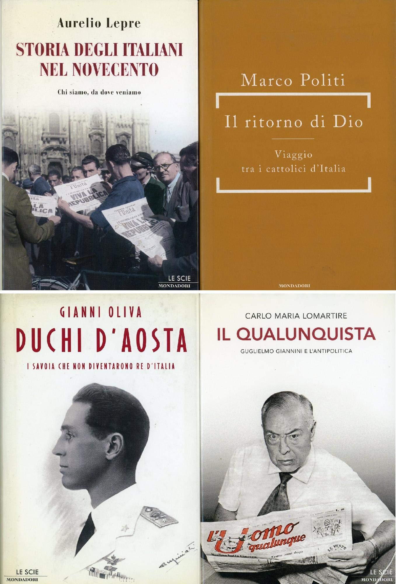Storia degli italiani nel novecento Contemporary literature