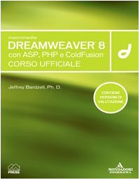 Product Image: Macromedia Dreamweaver 8 con ASP, PHP e ColdFusion. Corso ufficiale. Con CD-ROM (Grafica)