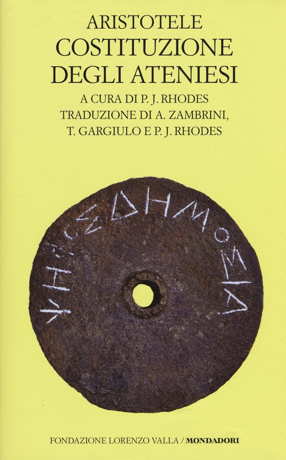 Costituzione degli ateniesi (Scrittori greci e latini) Philosophy