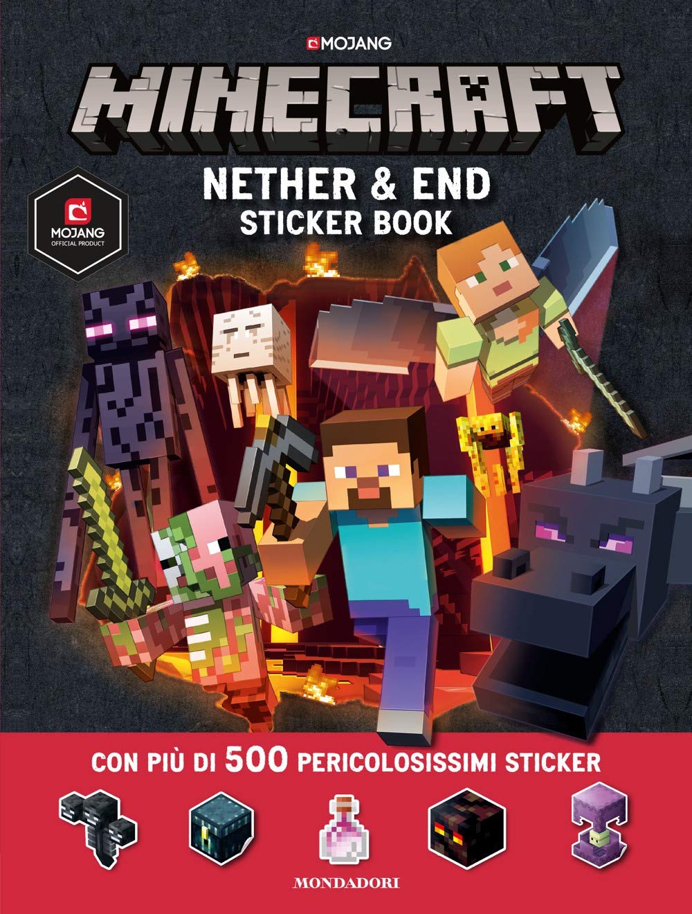 Minecraft. Nether & End sticker book. Con adesivi. Ediz. a colori book
