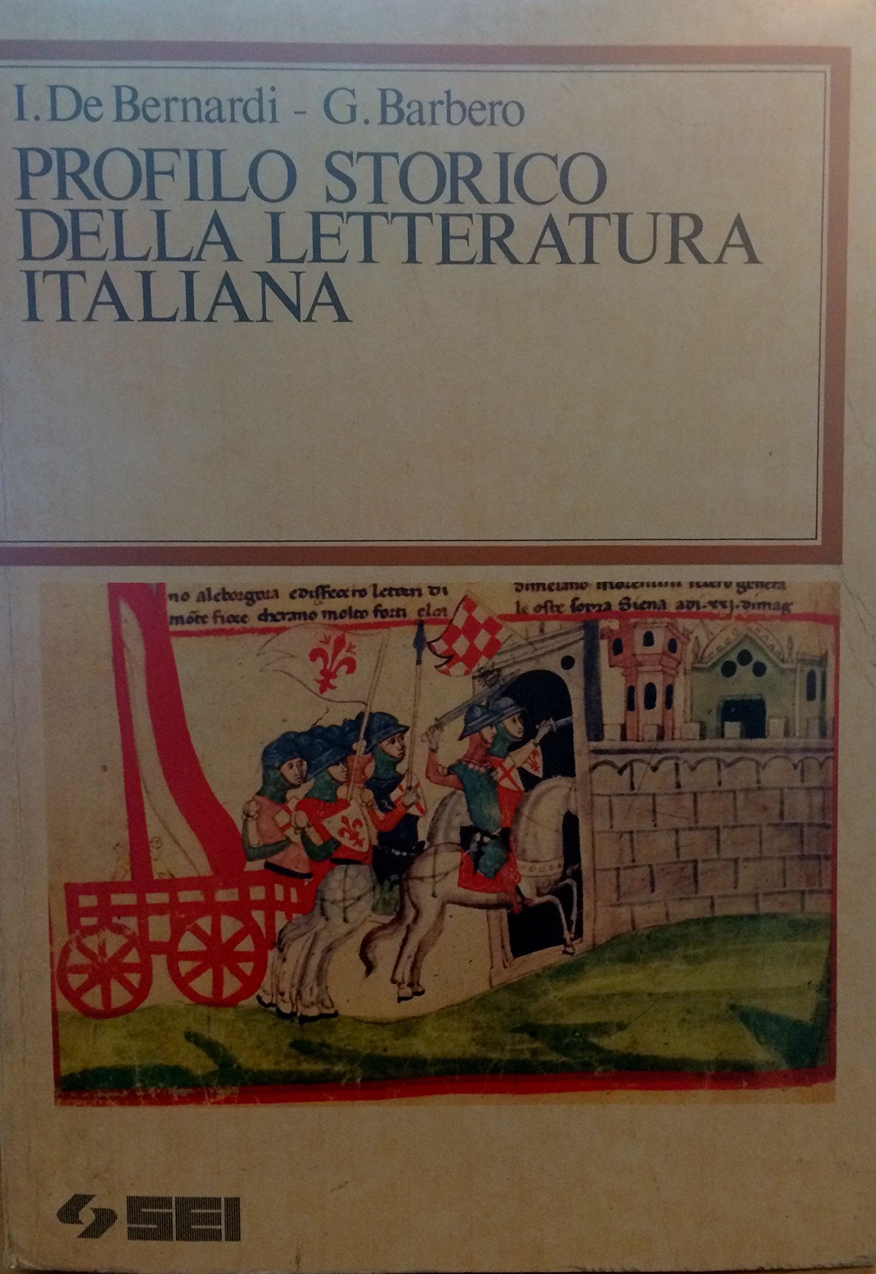 Profilo storico della letteratura italiana book