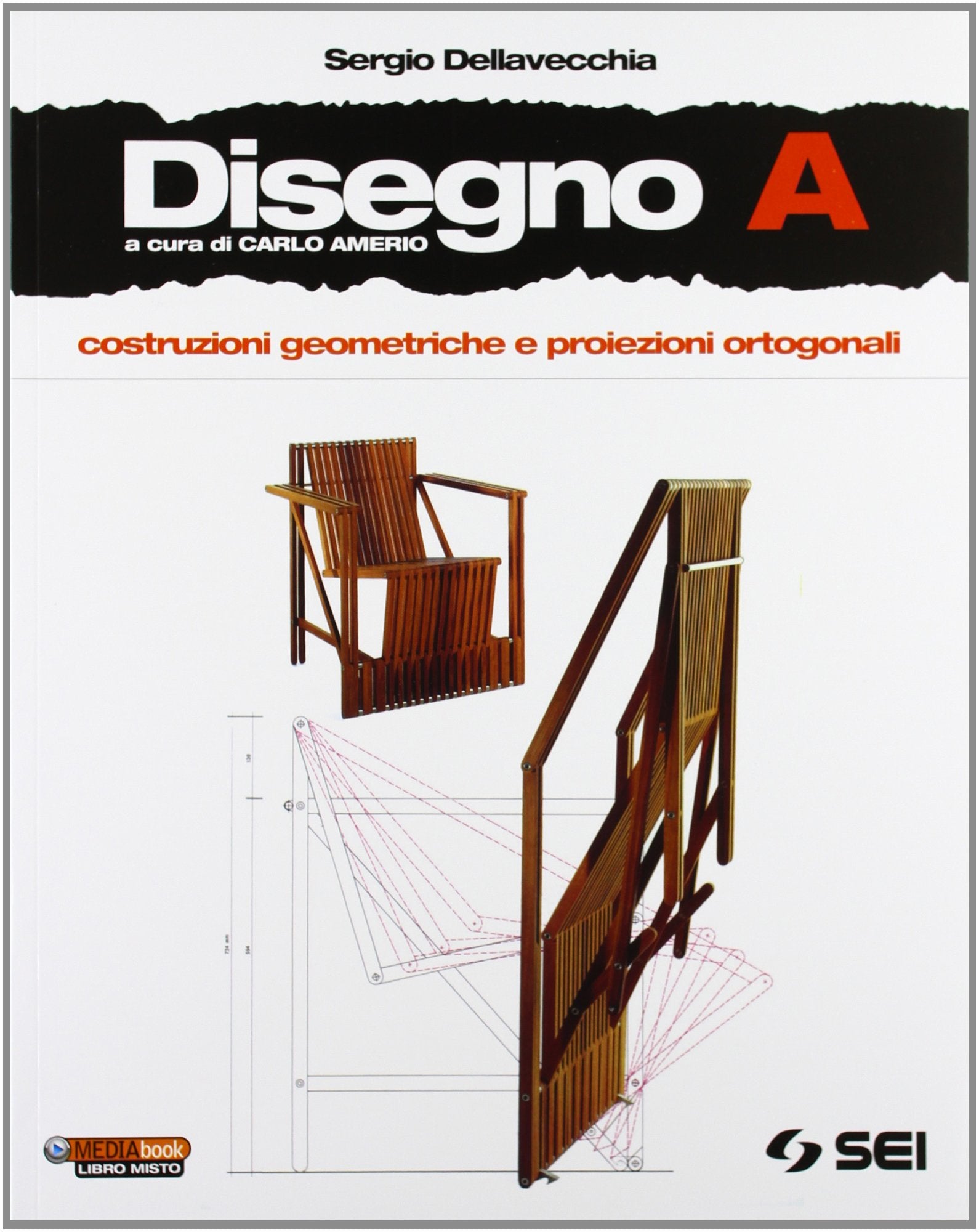Disegno. Vol. A: Costruzioni geometriche. Proiezioni ortogonali. Con schede di disegno. Per le Scuole superiori. Con DVD-ROM. Con espansione online Professional & Reference Books