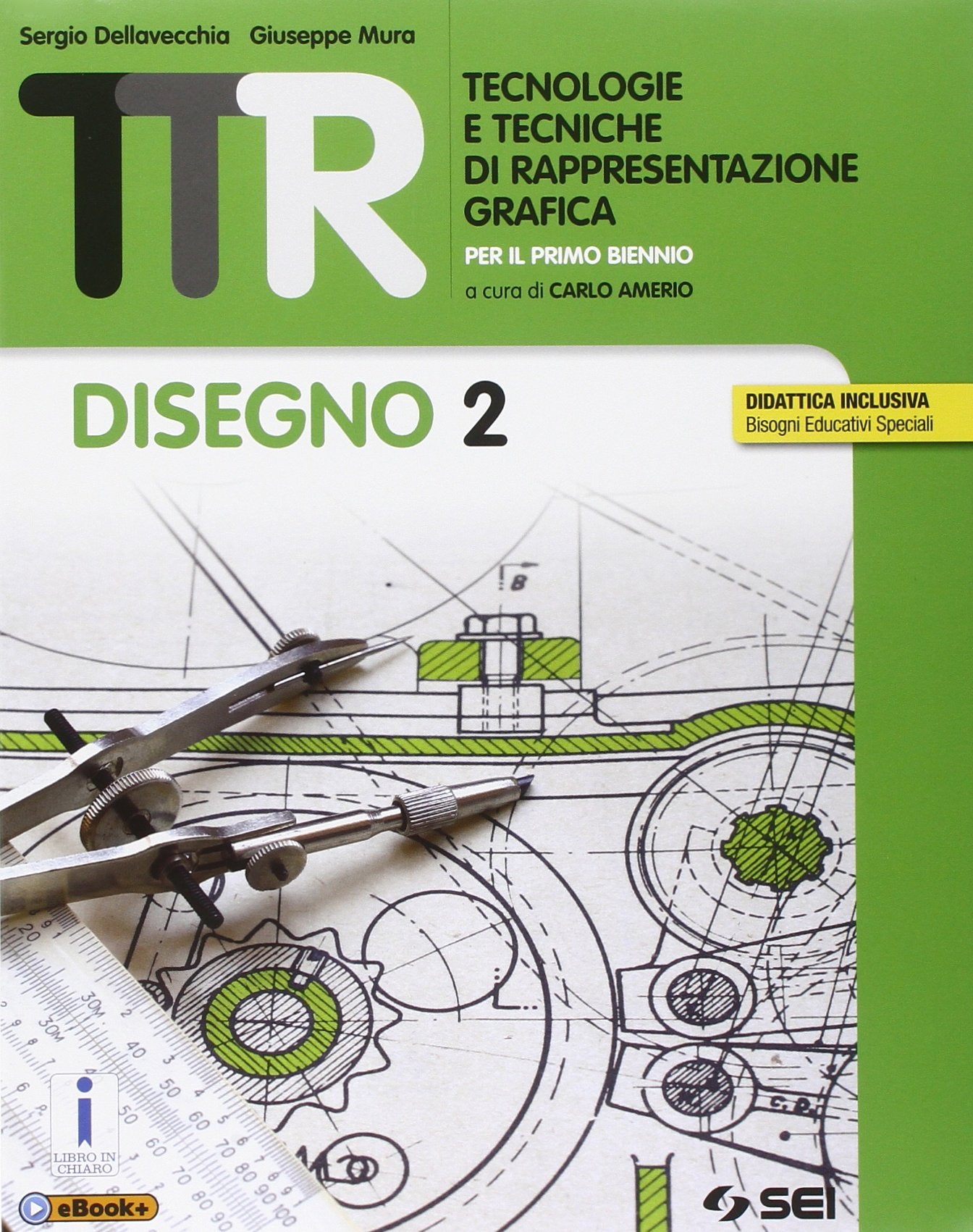 TTR. Tecnologie e tecniche di rappresentazione grafica. Disegno 2-Schede di disegno 2. Per le Scuole superiori Professional & Reference Books
