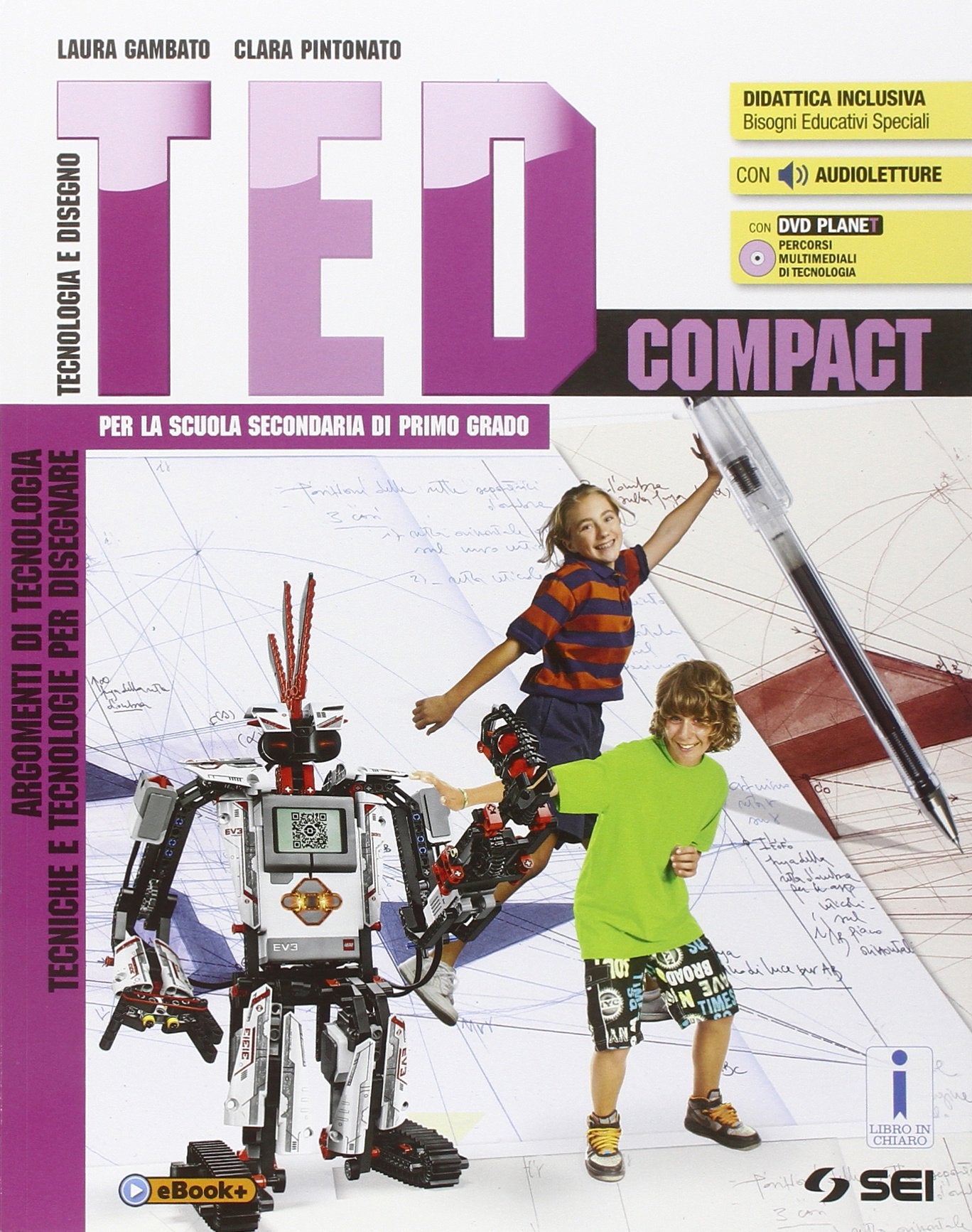 Ted compact. Argomenti di tecnologia-Tecniche e tecnologie per disegnare. Per la Scuola media. Con e-book. Con espansione online Professional & Reference Books