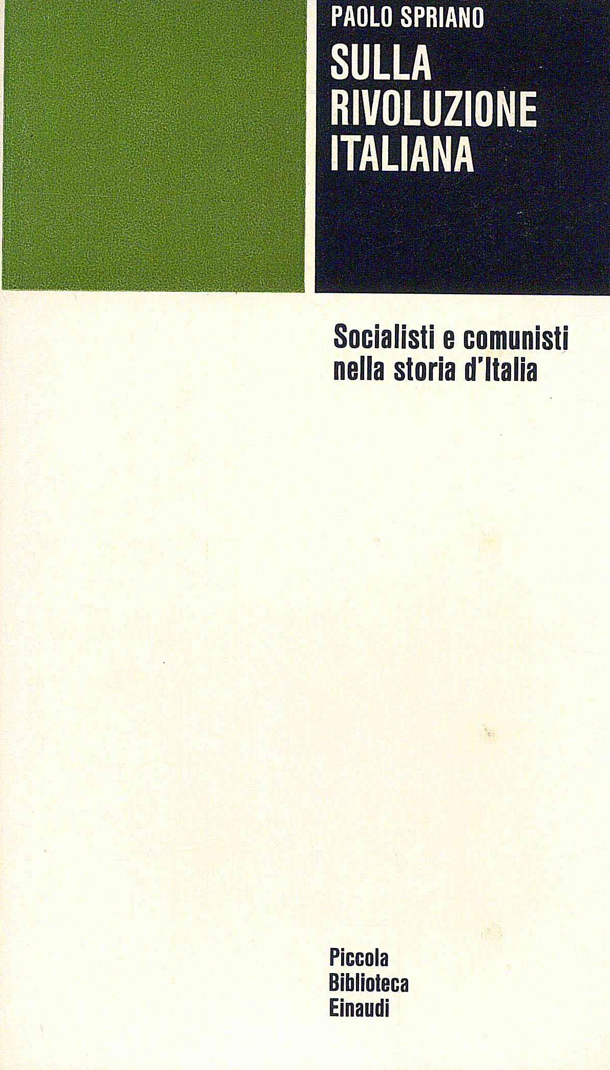 Sulla rivoluzione italiana book