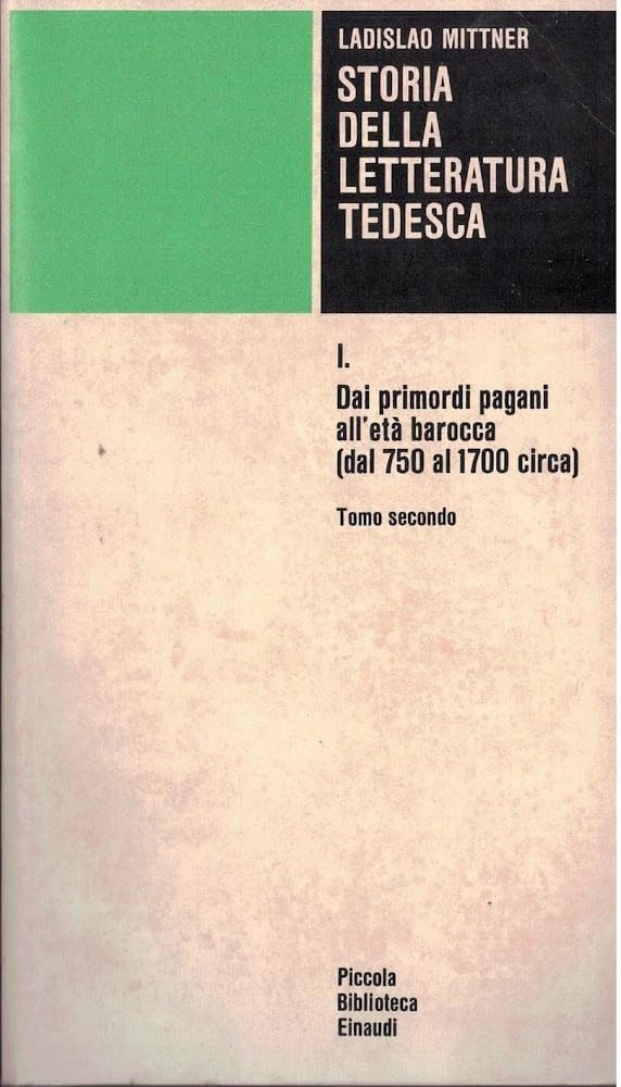 Storia della letteratura tedesca. Dai primordi pagani all'età barocca (750-1700) (Vol. 1) (Piccola biblioteca Einaudi) Contemporary literature
