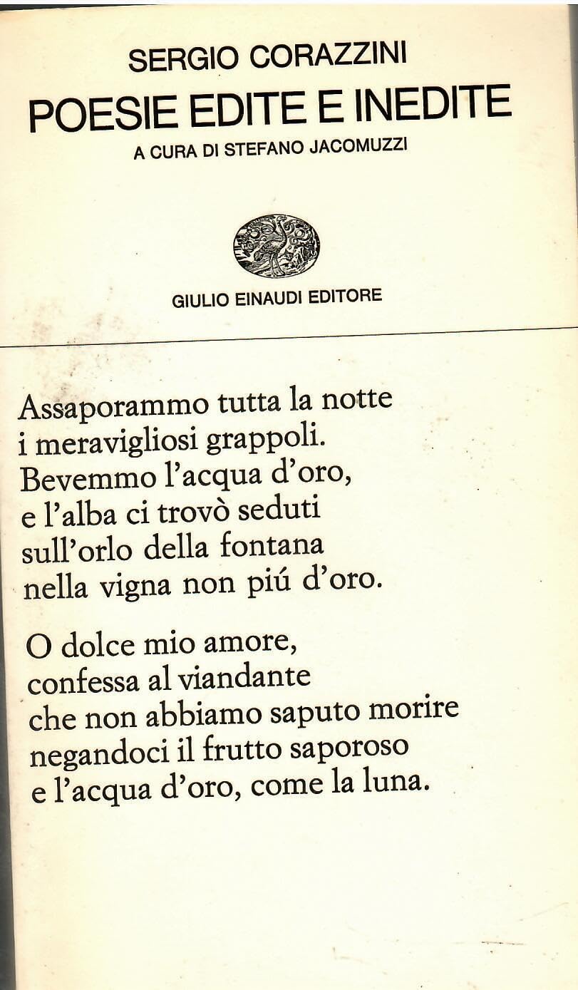 Poesie edite e inedite (Collezione di poesia, Band 57) Poetry