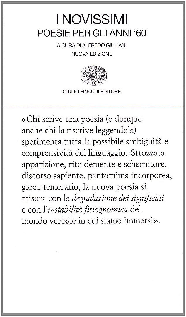 I novissimi. Poesie per gli anni Sessanta book