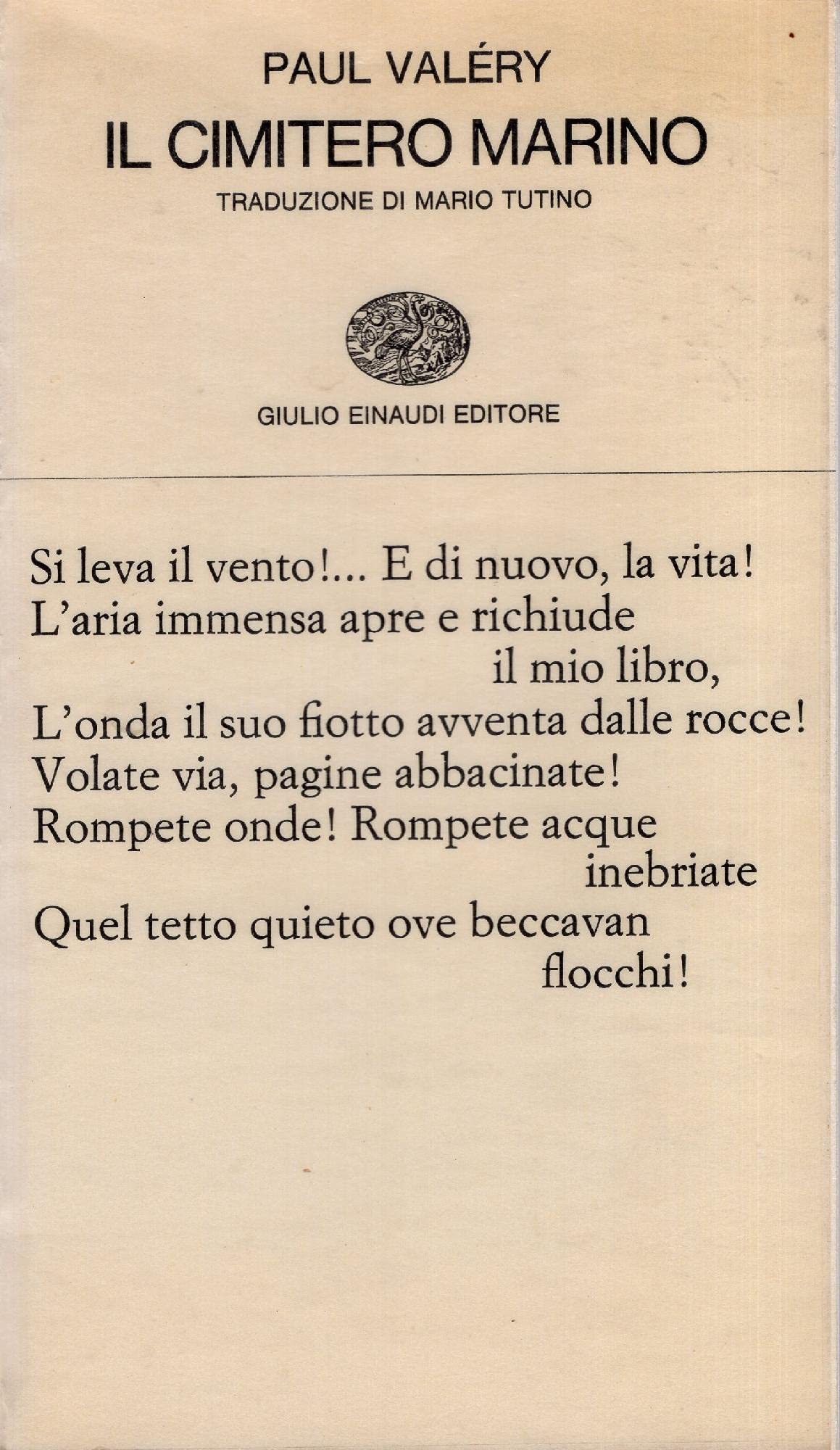 Il cimitero marino (Collezione di poesia, Band 27) Poetry