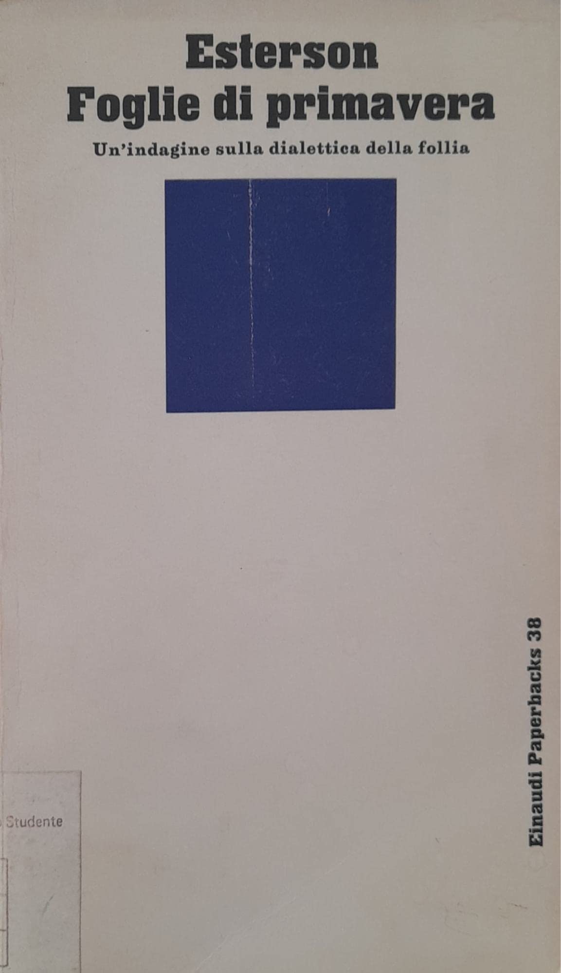 Foglie di primavera : un'indagine sulla dialettic book