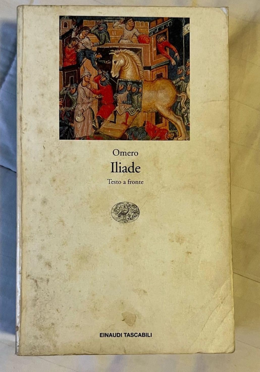 Iliade. Testo greco a fronte (Einaudi tascabili, Band 35) Poetry