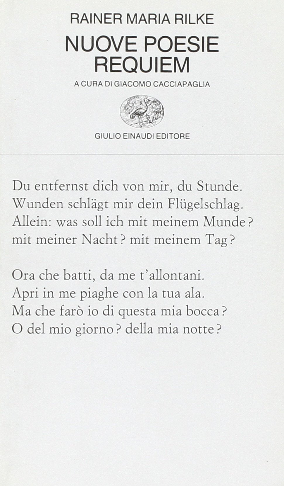 Nuove poesie-Requiem (Collezione di poesia, Band 232) Poetry