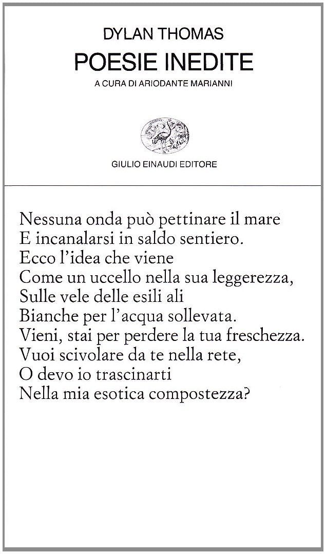Poesie inedite. Testo inglese a fronte (Collezione di poesia, Band 160) Poetry