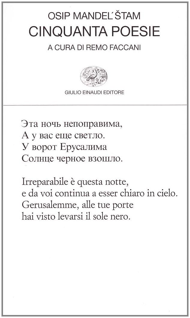 Cinquanta poesie (Collezione di poesia, Band 271) Poetry
