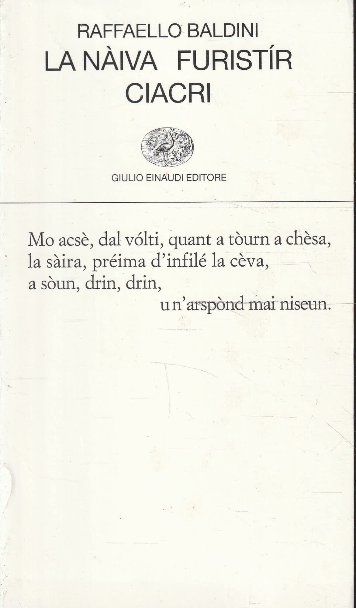 La nàiva-Furistír-Ciacri Contemporary literature