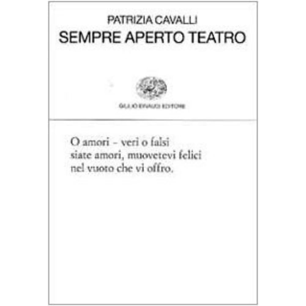 Sempre aperto teatro book