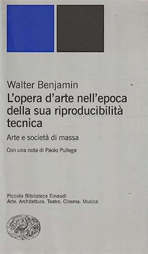 L' opera d'arte nell'epoca della sua riproducibilità tecnica Contemporary literature