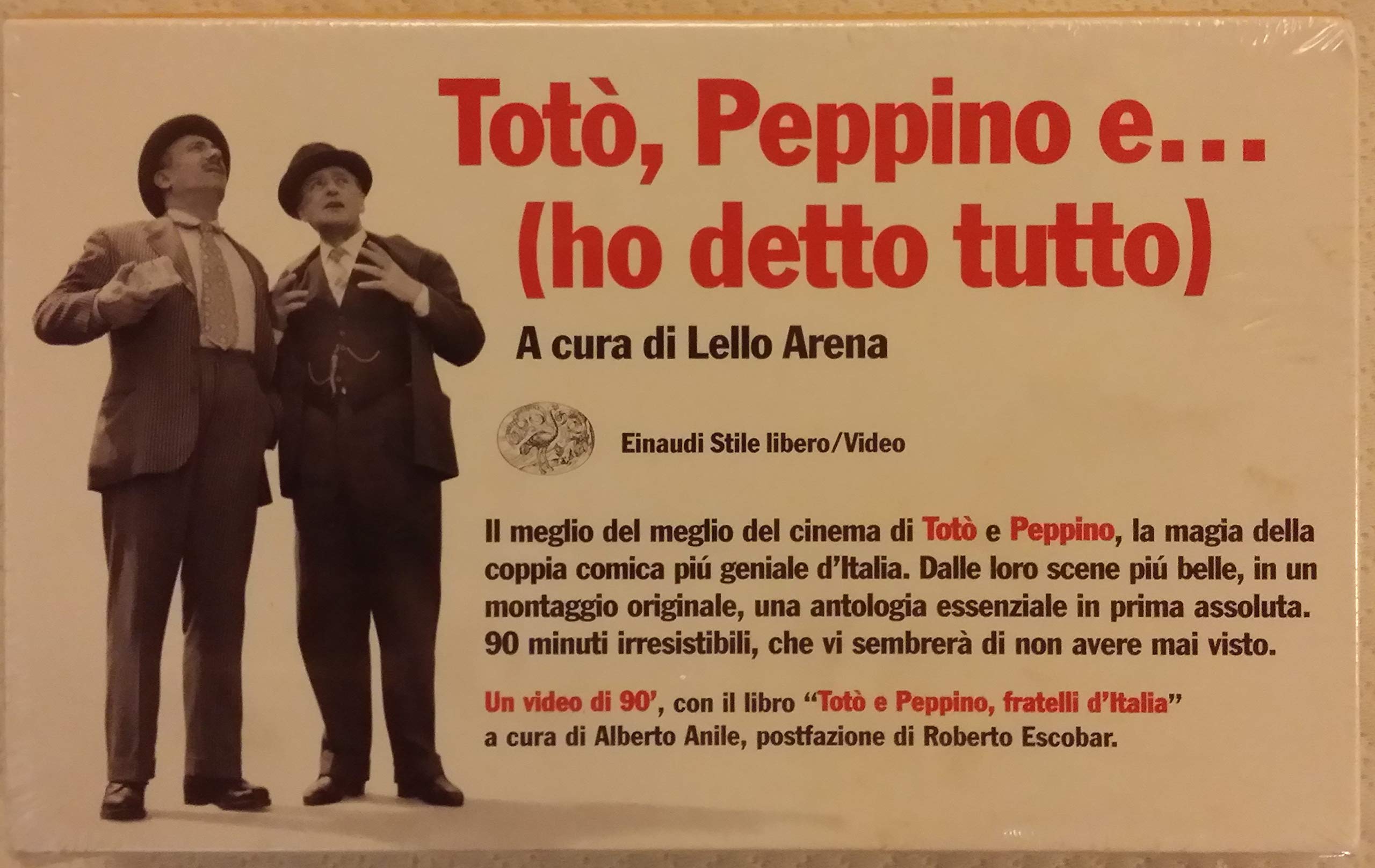 Totò, Peppino e... (ho detto tutto). Con videocassetta book