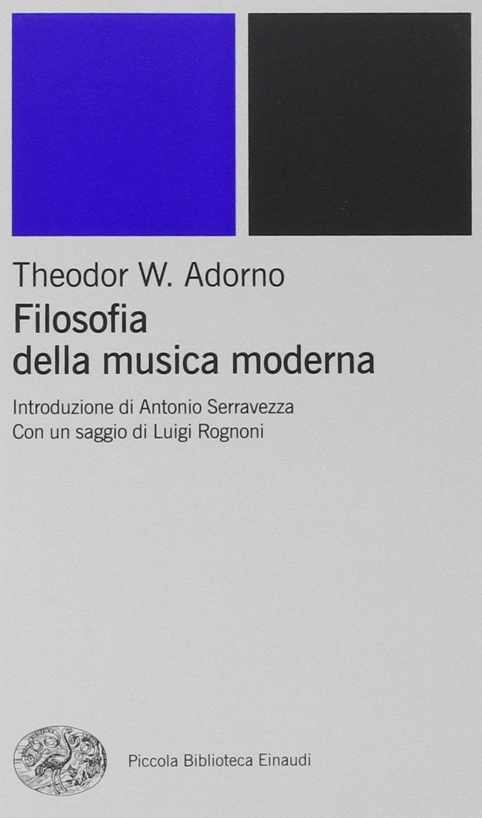 Filosofia della musica moderna book