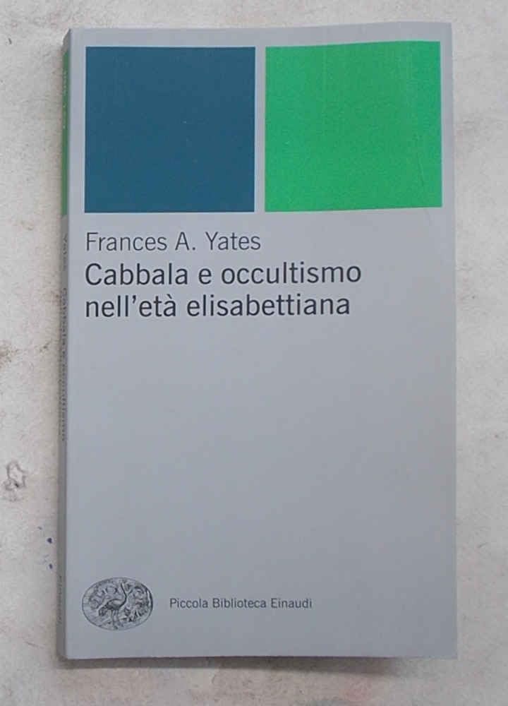 Cabbala e occultismo nell'età elisabettiana book