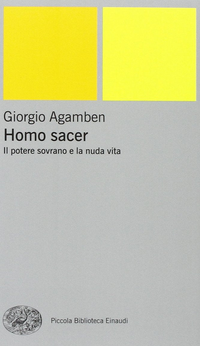 Homo sacer. Il potere sovrano e la nuda vita book