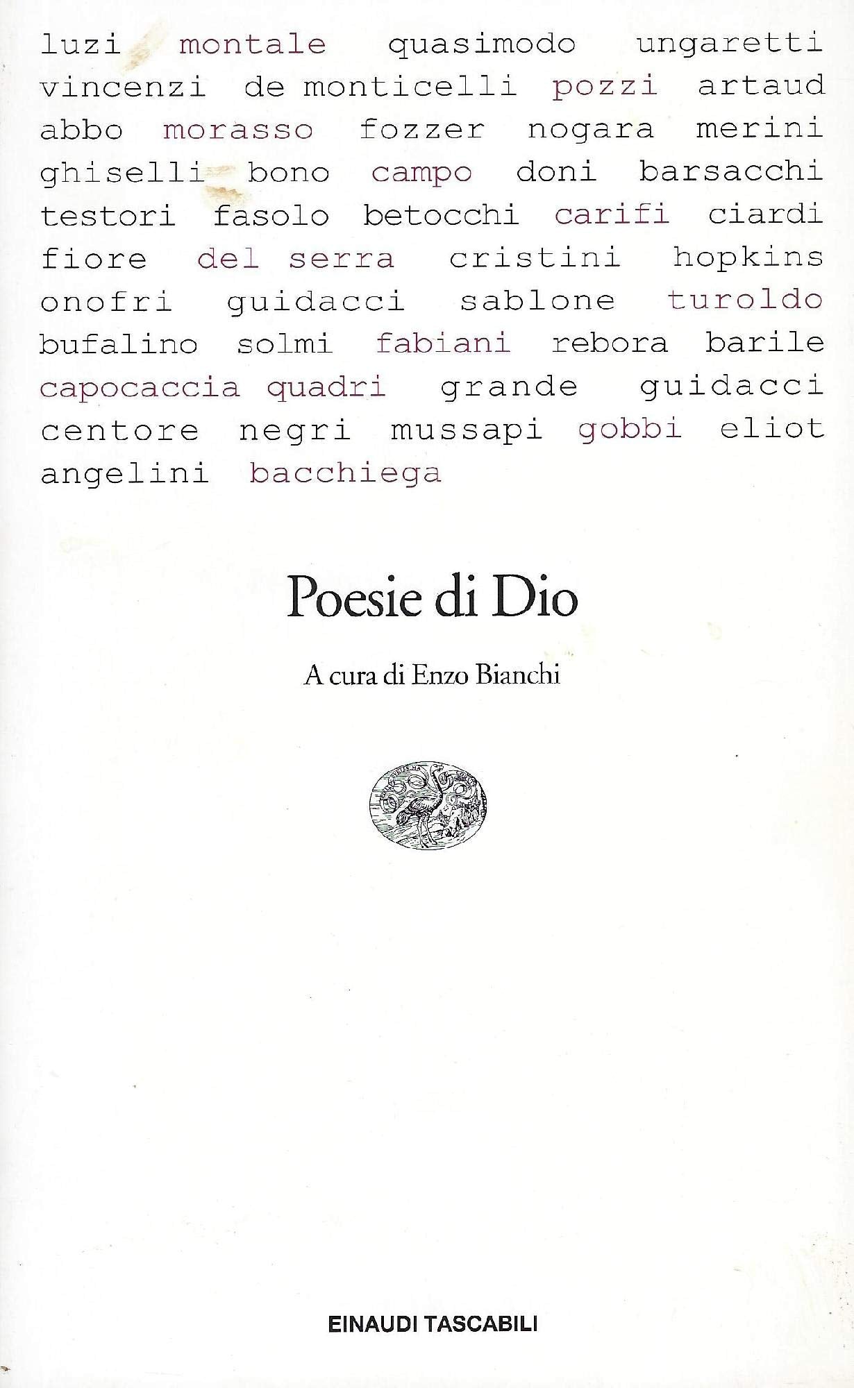 Poesie di Dio (Einaudi tascabili. Poesia) Poetry