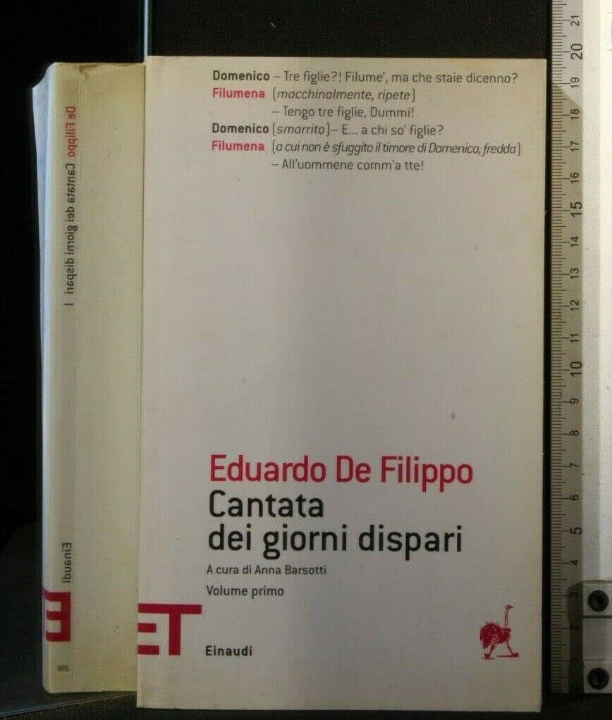 Cantata dei giorni dispari Volume primo book