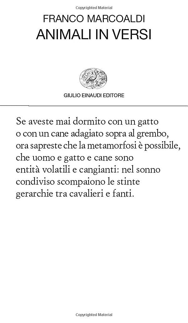 Animali in versi (Collezione di poesia, Band 343) Poetry